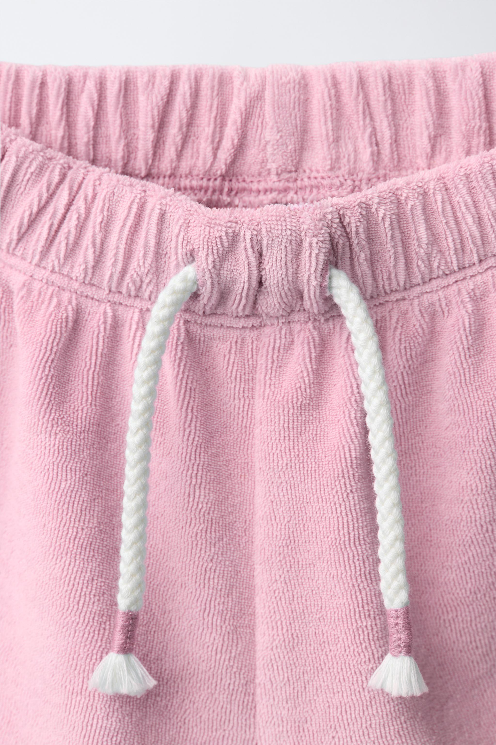 SOLID TOWEL EFFECT T-SHIRT AND BERMUDA SET